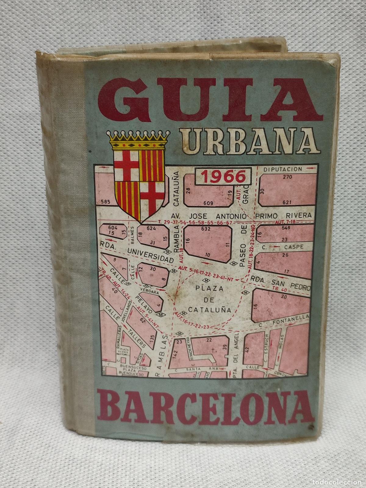 Libros de segunda mano: GUIA URBANA DE BARCELONA 1966
