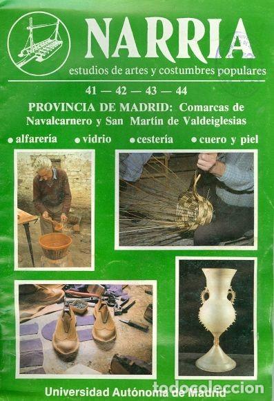 Second hand books: Narria. Estudios de artes y costumbres populares. Illes Balears. FOTO ORIENTATIVA