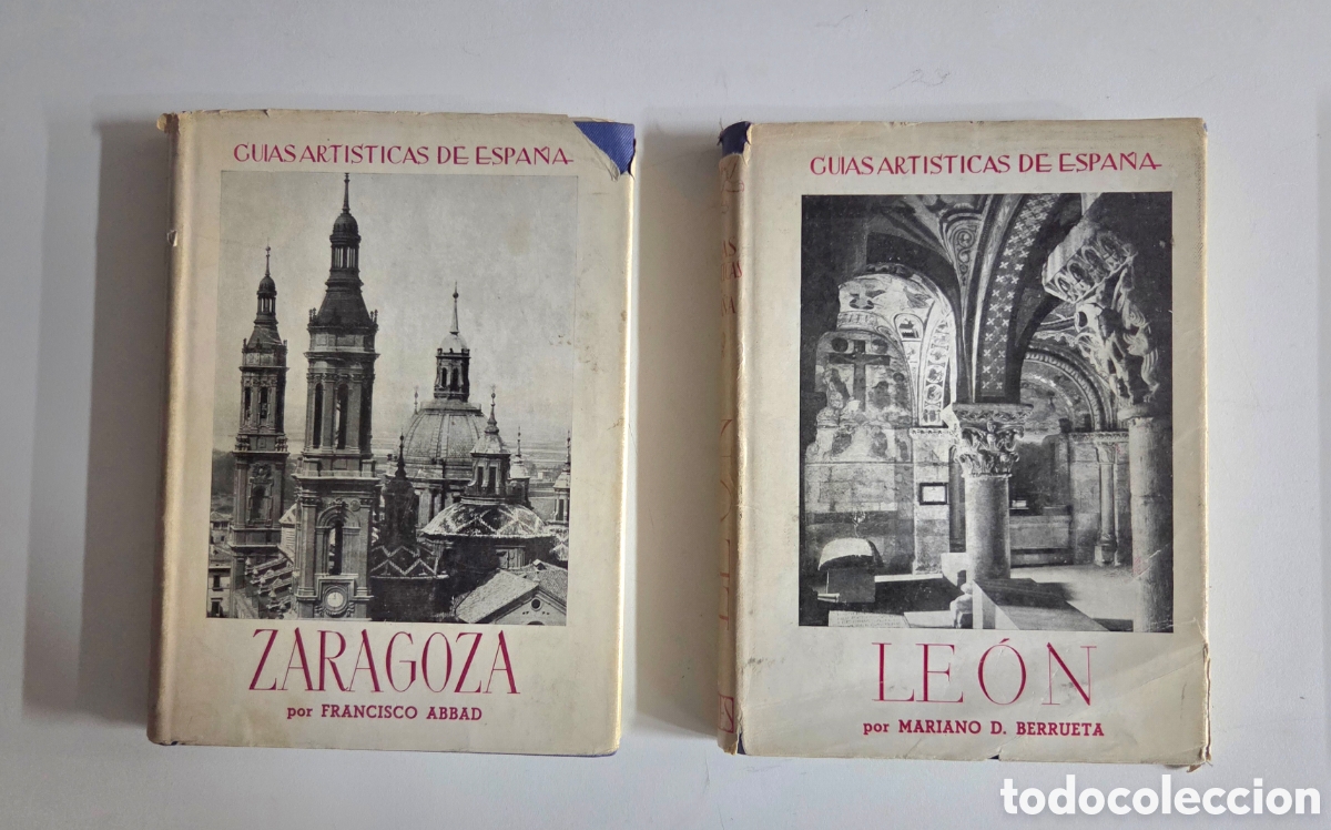 Libros de segunda mano: Gu&iacute;as art&iacute;sticas de Espa&ntilde;a: Le&oacute;n y Zaragoza