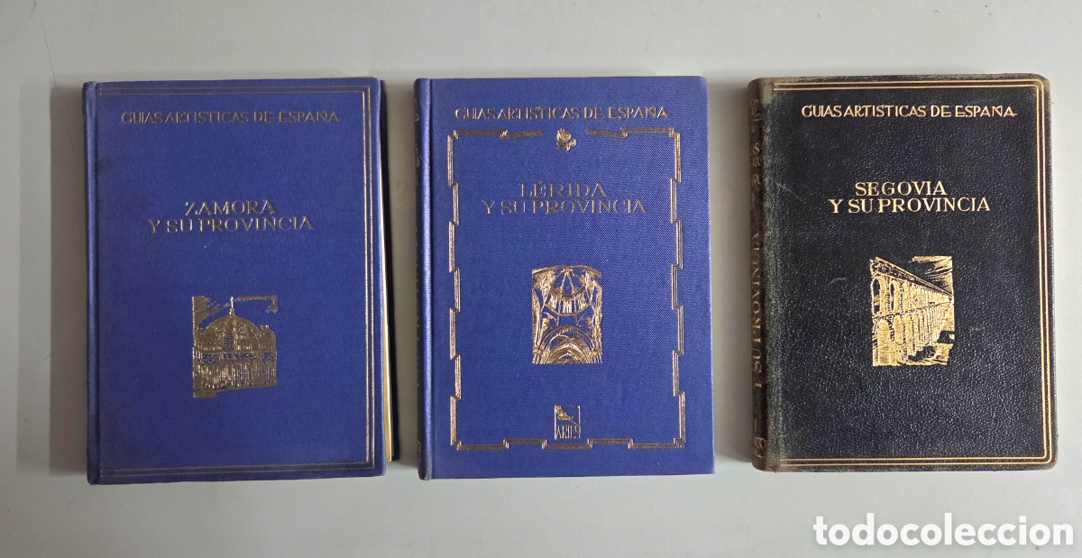 Libros de segunda mano: GUIAS ART&Iacute;STICAS DE ESPA&Ntilde;A. Segovia, Lerida, y Zamora.