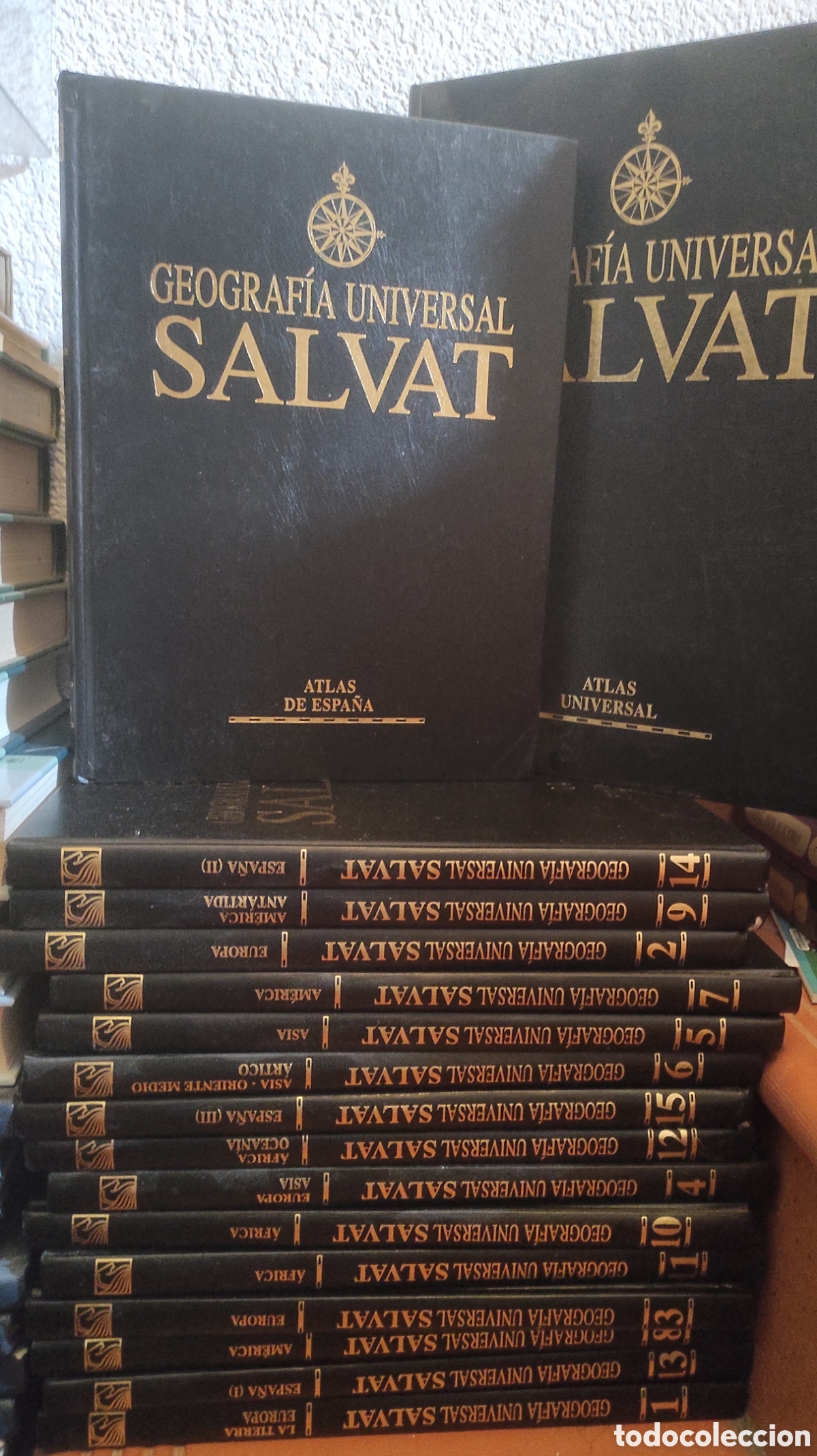 Libros de segunda mano: GEOGRAFIA UNIVERSAL SALVAT - 15 VOLUMENES + 2 ATLAS