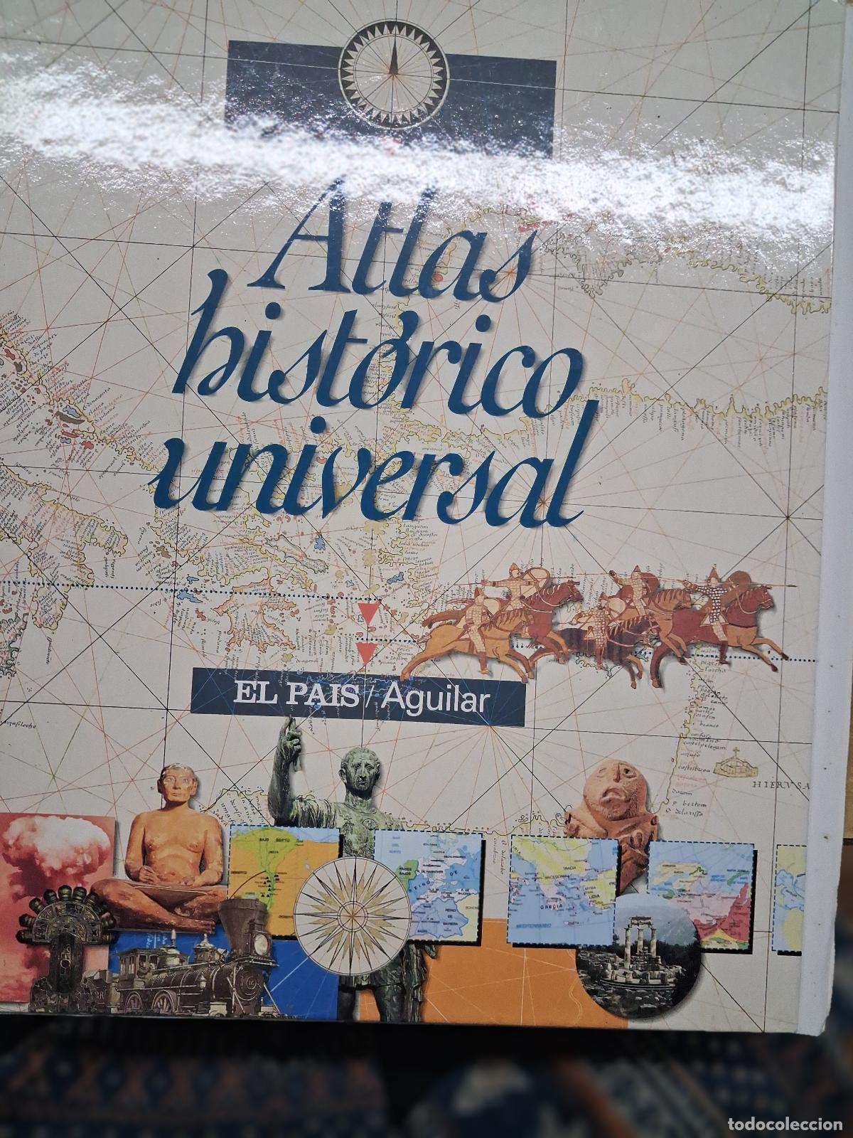 Libri di seconda mano: solo cubiertas y guardas para encuadernar... Atlas Hist&oacute;rico Universal de El Pa&iacute;s