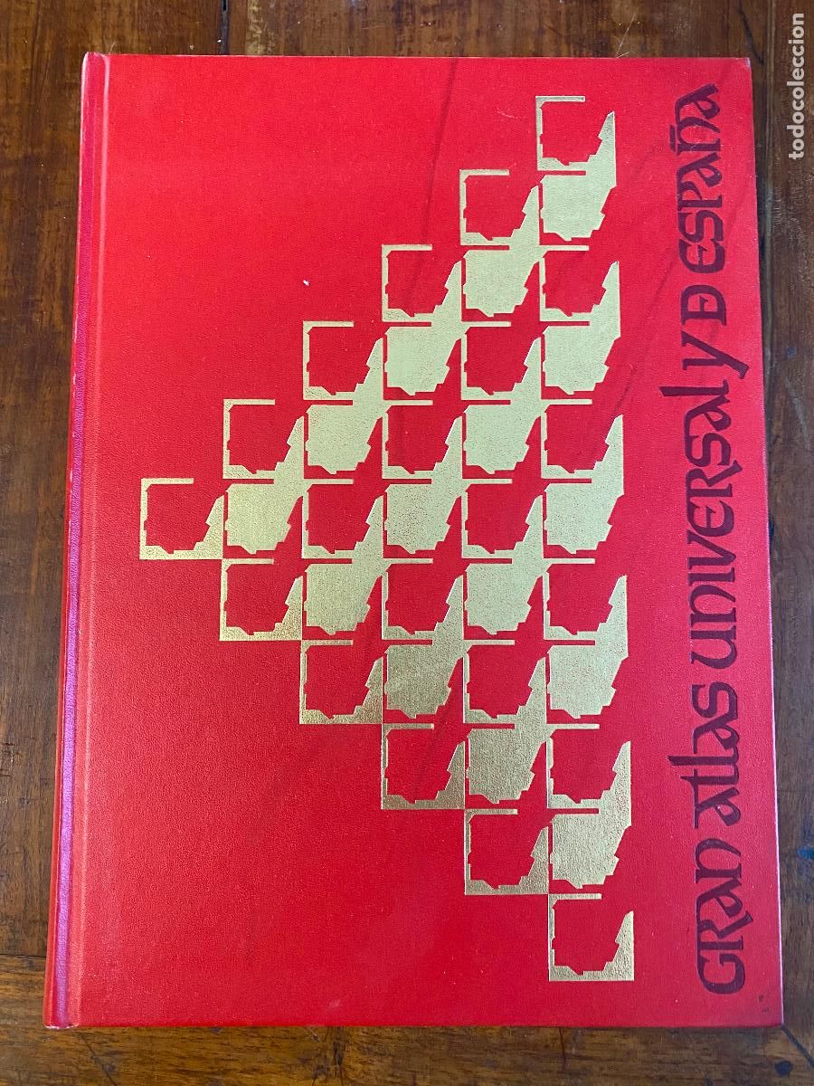 Livres d'occasion: Gran Atlas Universal y de Espa&ntilde;a, 32x24 cms., edici&oacute;n de lujo, ed.Carroggio.