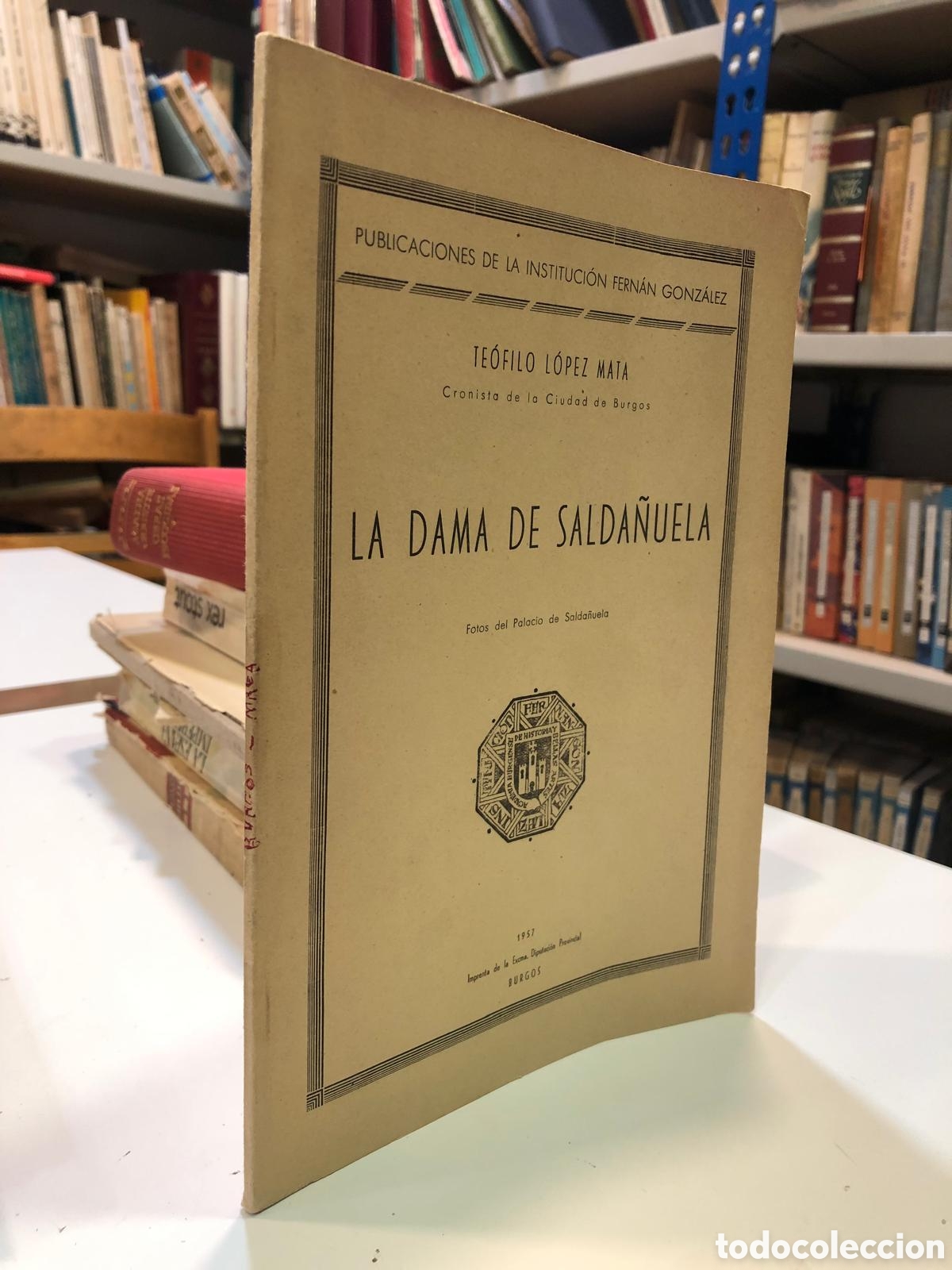 Libri di seconda mano: La Dama de Salda&ntilde;uela. Fotos del Palaciode Salda&ntilde;uela - Te&oacute;filo L&oacute;pez Mata