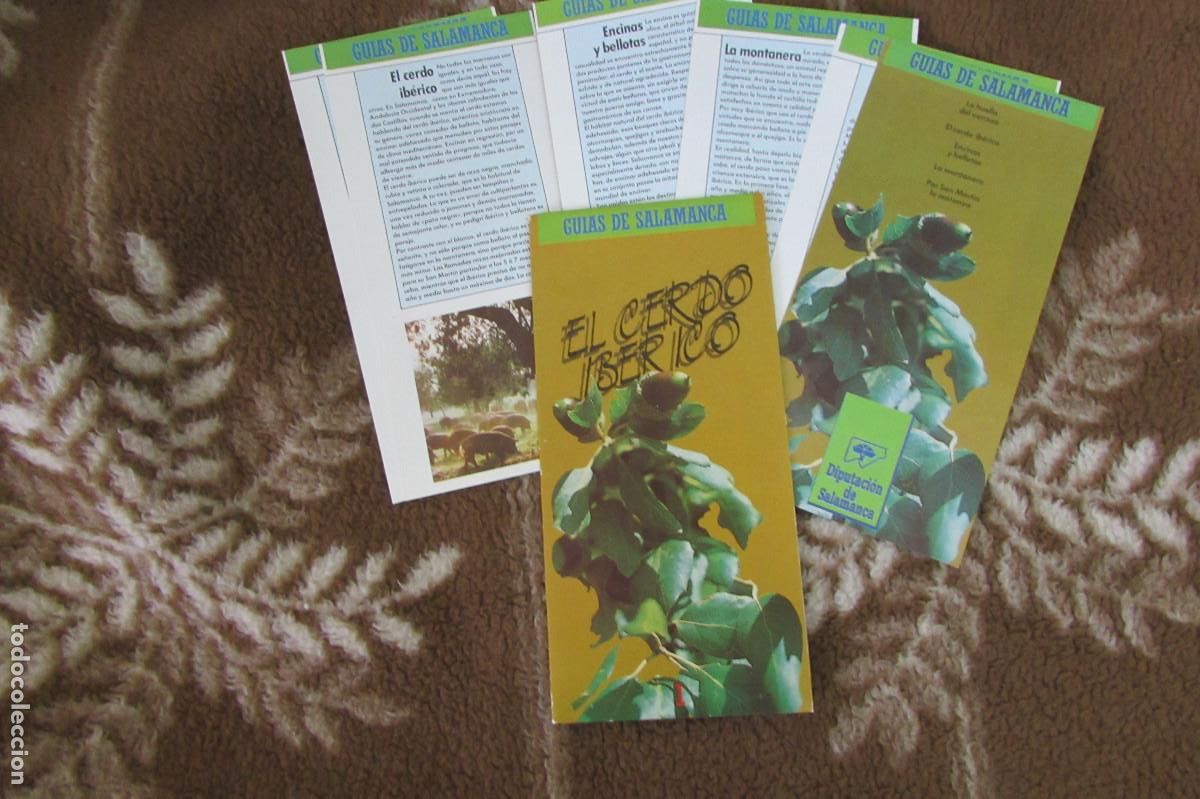 Second hand books: GUIAS DE SALAMANCA EL CERDO IBERICO..LA HUELLA DEL BERRACO..LA MONTANERA..POR SAN MARTIN LA MATANZA.