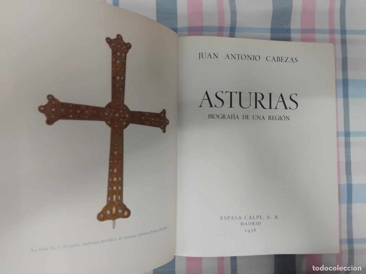 Libros de segunda mano: ASTURIAS BIOGRAFIA DE UNA REGION. JUAN ANTONIO CABEZAS. ESPASA CALPE 1956.