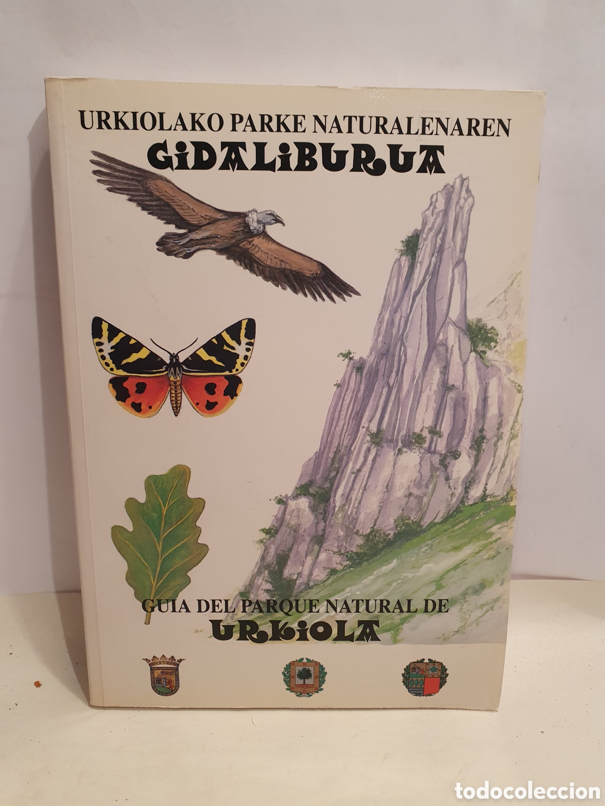Livros em segunda m&atilde;o: GUOA DELNPARQUE NATURAL DE URKIOLA. GOBIERNO VASCO 1993. CON MAPAS RUTA.