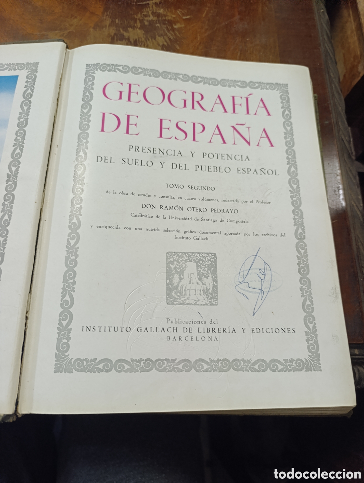 Libros de segunda mano: GEOGRAF&Iacute;A DE ESPA&Ntilde;A PRESENCIA Y POTENCIA DEL SUELO Y DEL PUEBLO ESPA&Ntilde;OL TOMO SEGUNDO RAM&Oacute;N OTERO