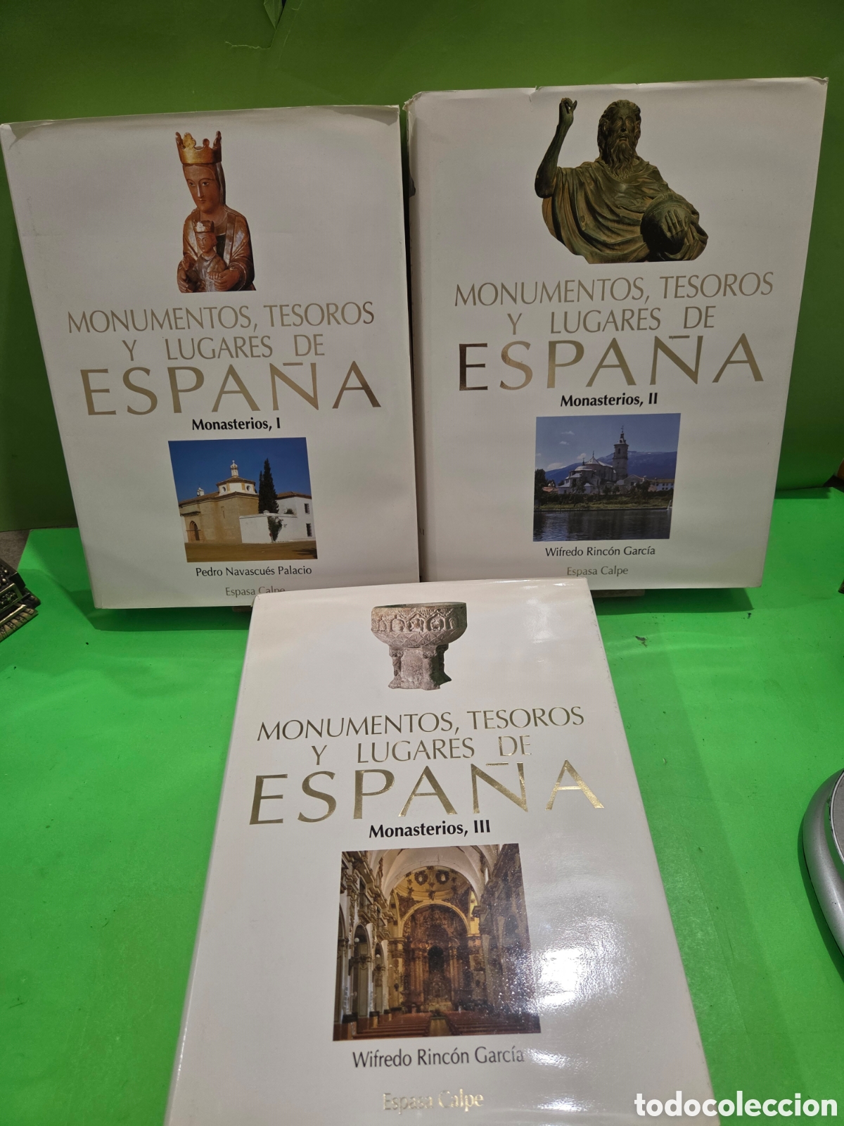 Libros de segunda mano: &rdquo;&rdquo;MONASTERIOS DE ESPA&Ntilde;A&rdquo;&rdquo;..(3 TOMOS)..MONUMENTOS, TESOROS Y LUGARES DE ESPA&Ntilde;A..N&deg;2.3.4.....1992...