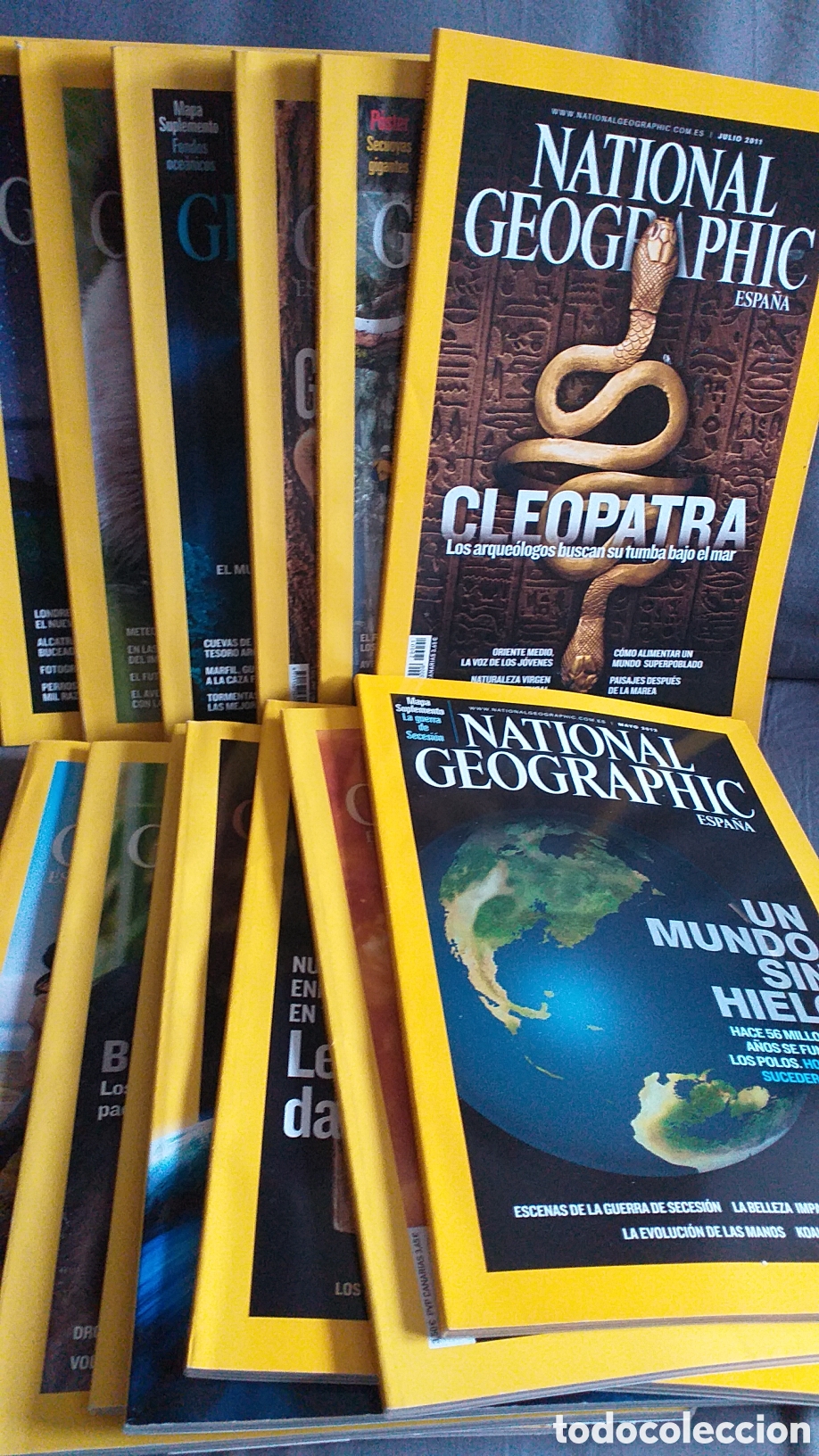 Libros de segunda mano: Lote de 13 ejemplares libros revistas de # NATIONAL GEOGRAPHIC # Espa&ntilde;a meses del 2011, 2012, 2013
