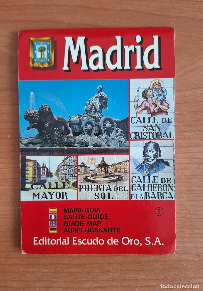 Libros de segunda mano: Plano guia de Madrid, Escudo de oro