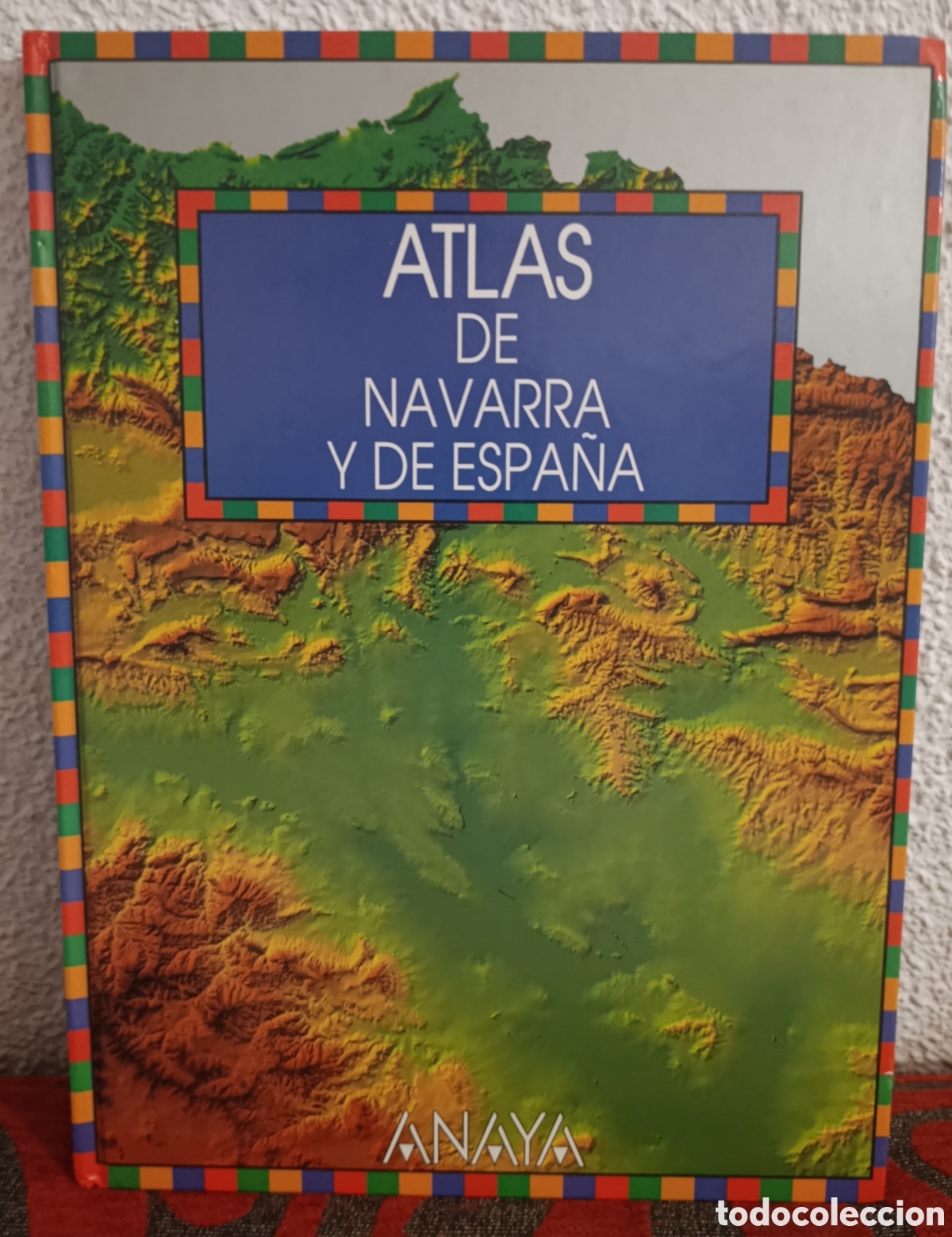 Libros de segunda mano: ATLAS DE NAVARRA Y DE ESPA&Ntilde;A - EDITORIAL ANAYA - GEOGRAF&Iacute;A Y CARTOGRAF&Iacute;A