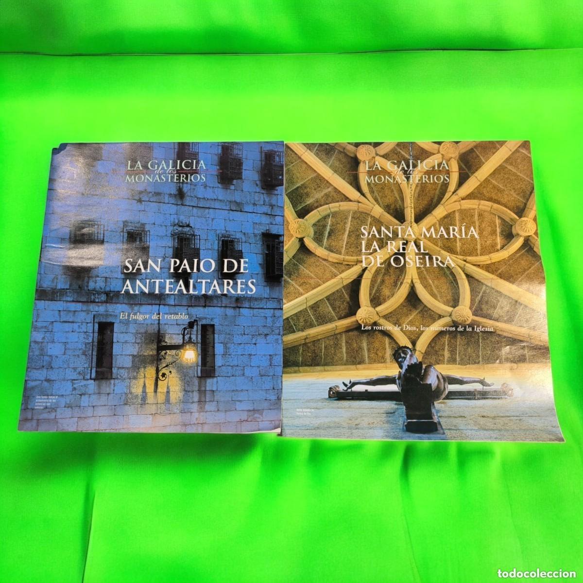Libros de segunda mano: Lote 2 Fasc&iacute;culos &ldquo;La Galicia de los Monasterios&rdquo; &ndash; Arte, Historia y Patrimonio &Uacute;nico