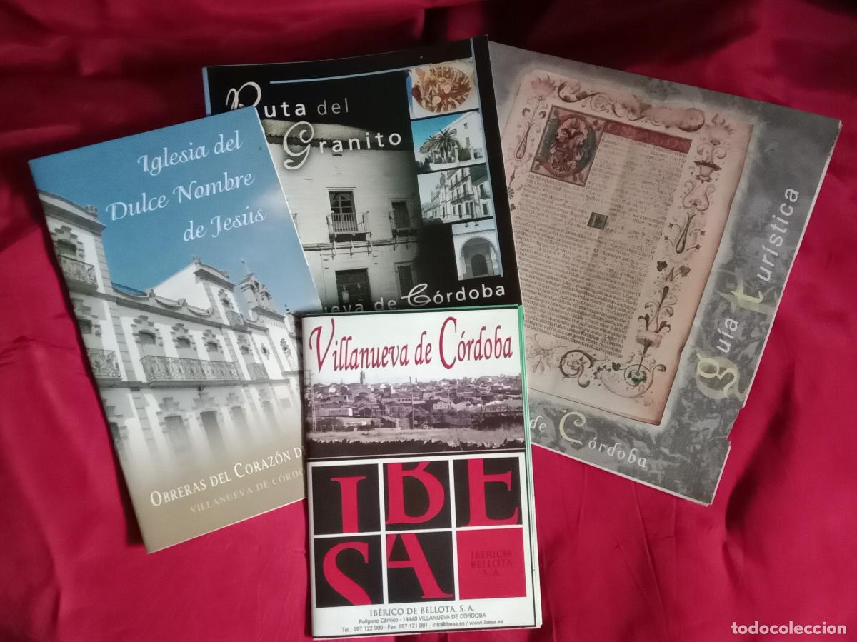 Libros de segunda mano: Gu&iacute;a Tur&iacute;stica Villanueva de C&oacute;rdoba-Plano Ciudad-Ruta del Granito-Iglesia del Dulce Nombre de Jes&uacute;s