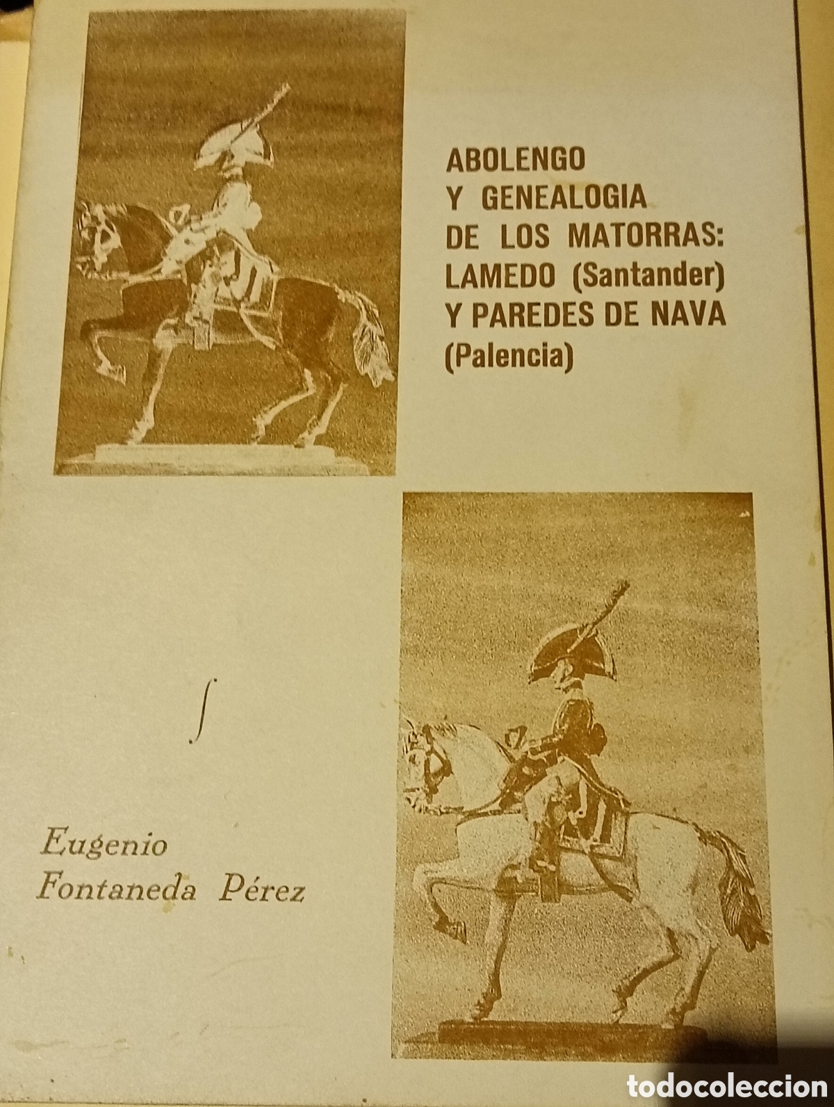 Libros de segunda mano: Abolengo y genealog&iacute;a de los matorras clamedos Santander y paredes de nava en Palencia
