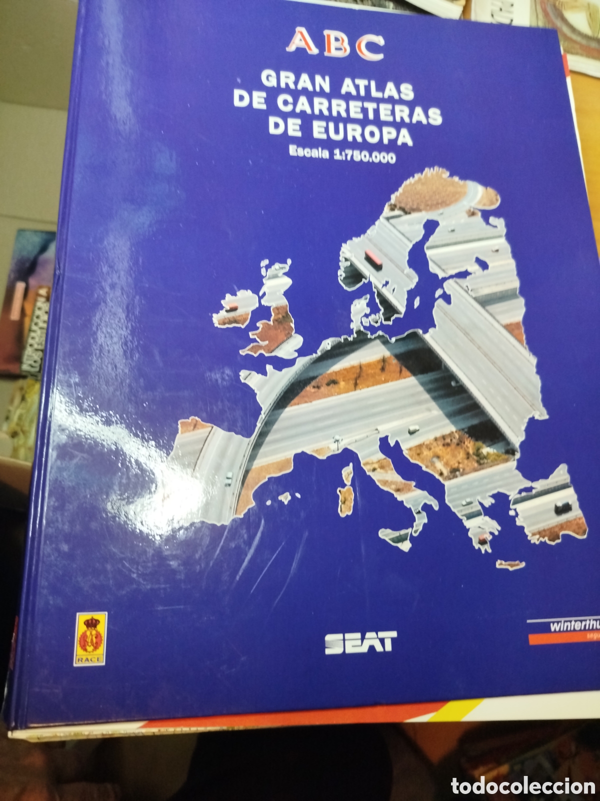 Libros de segunda mano: ABC. Gran atlas de carreteras de Europa. Seat. Muchos mapas. Gran atlas Espa&ntilde;a y Portugal