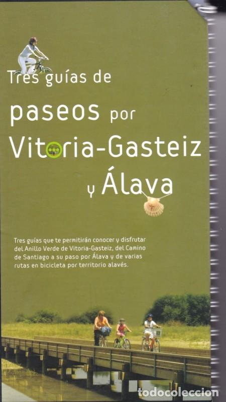 Libros de segunda mano: Tres gu&iacute;as de paseos por Vitoria-Gasteiz y &Aacute;lava