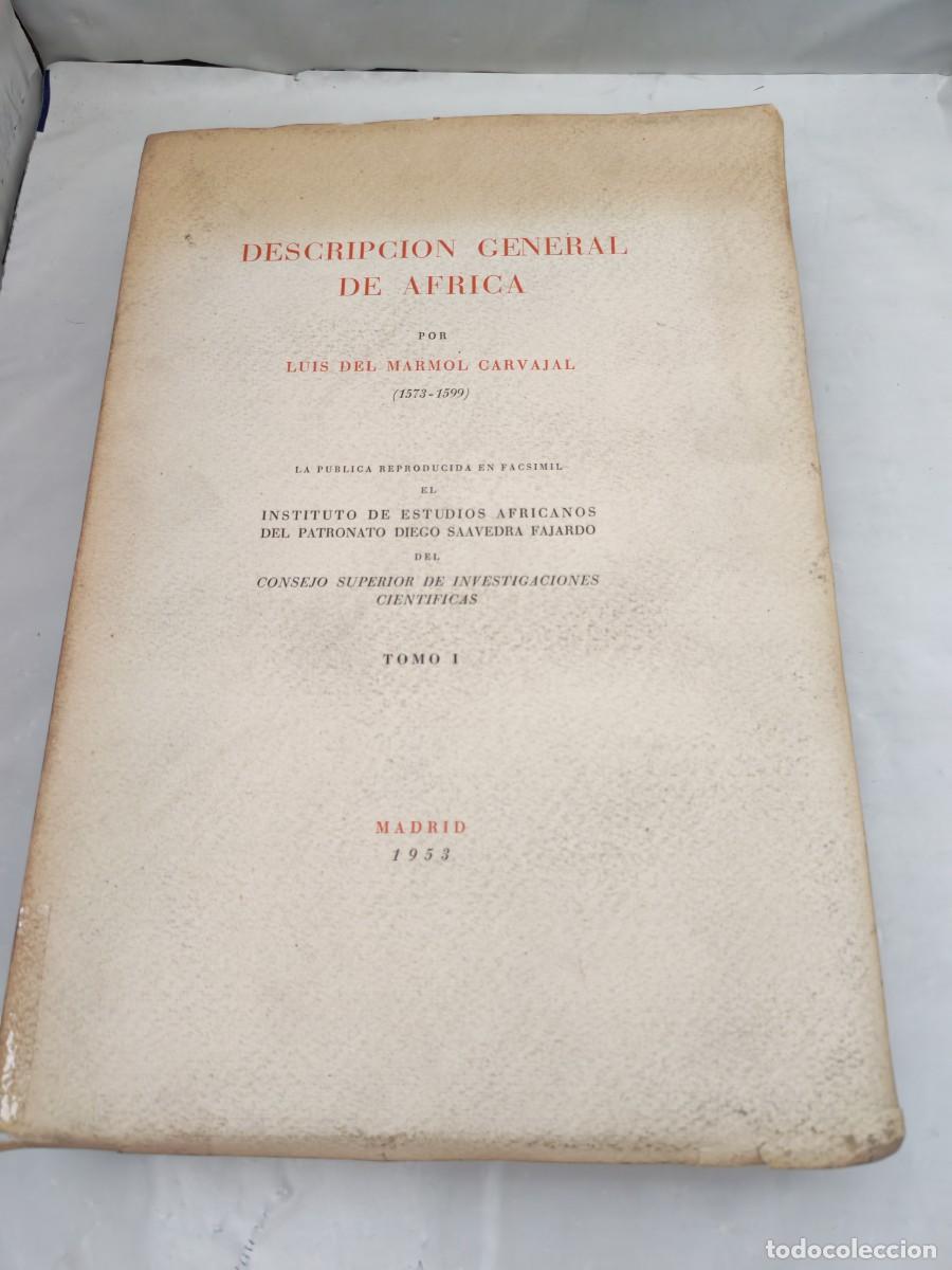 Libros de segunda mano: Descripci&oacute;n general de &Aacute;frica. Tomo I (&Uacute;nico publicado, Edici&oacute;n Facs&iacute;mil y numerada 700 ejemplares)