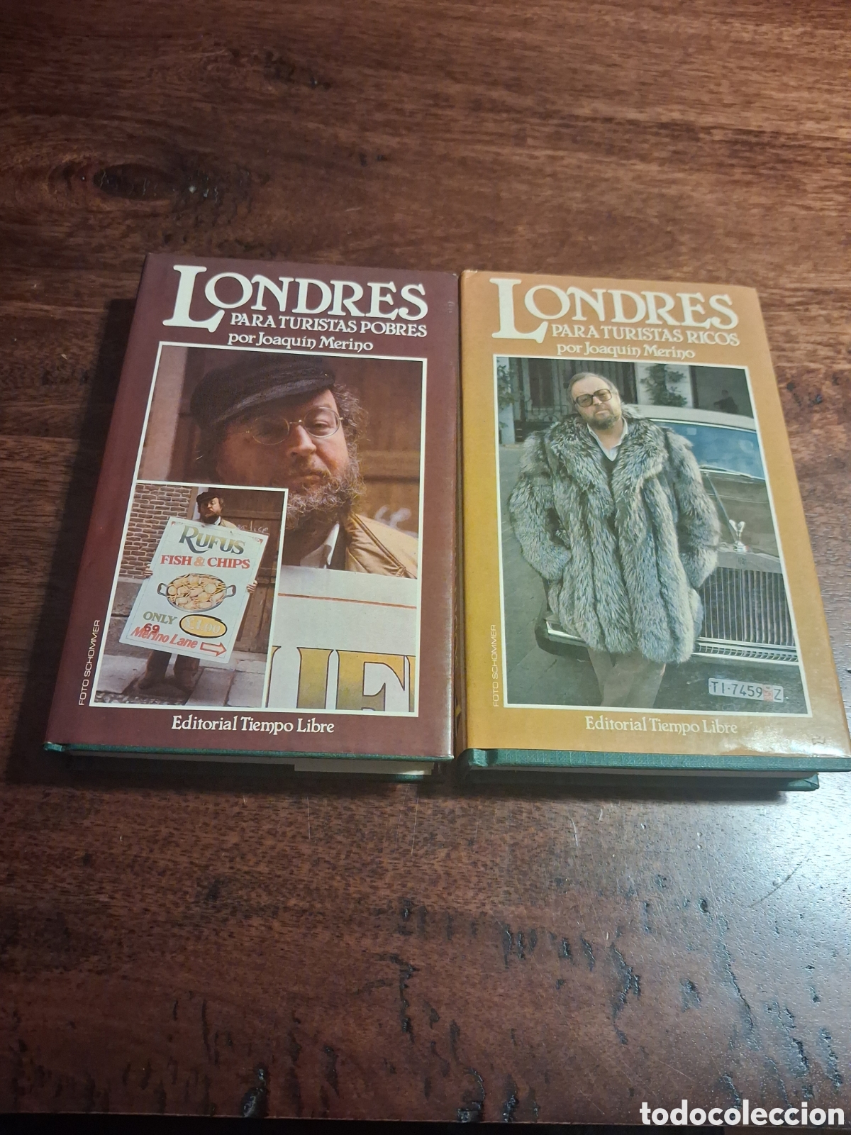 Libros de segunda mano: Londres para turistas pobres / Londres para turistas ricos, Joaqu&iacute;n Merino (dedicados)