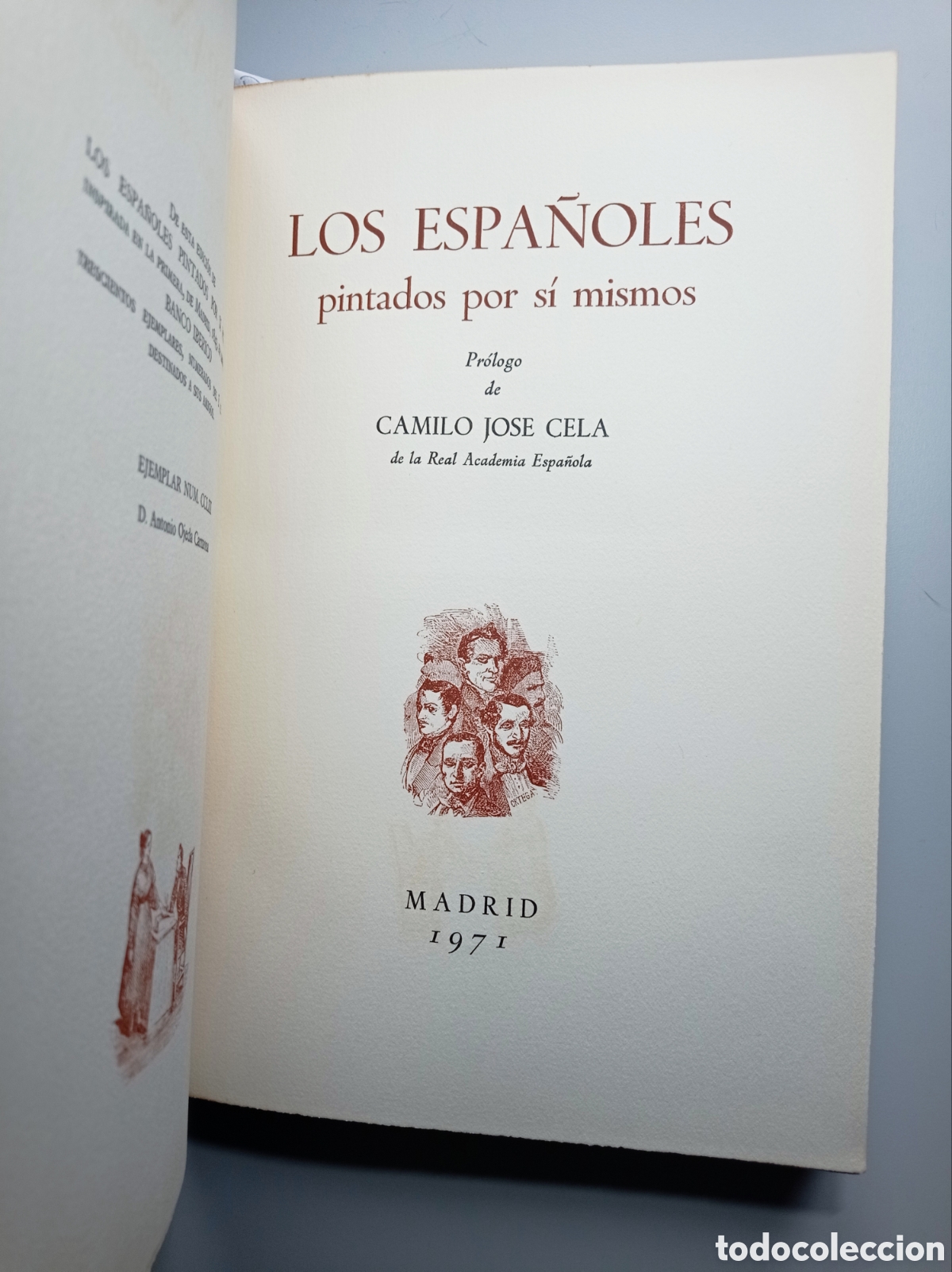 Libri di seconda mano: LOS ESPA&Ntilde;OLES PINTADOS POR S&Iacute; MISMOS - ED. FACS&Iacute;MIL DE LUJO - NUMERADO, CCLIII - PR&Oacute;LOGO CELA - 1971