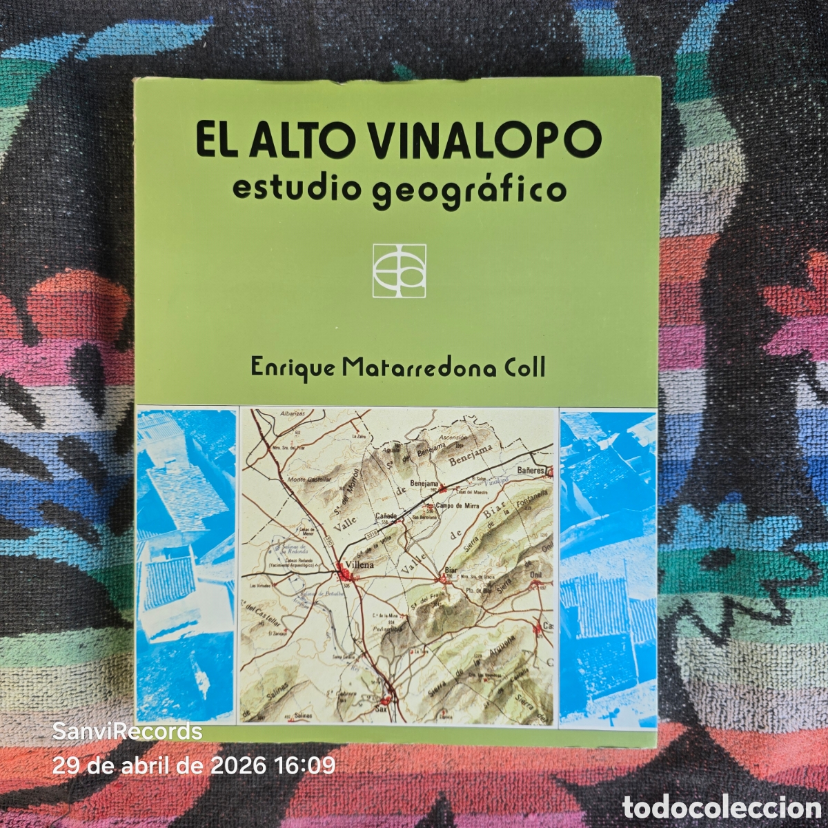 Libros de segunda mano: EL ALTO VINALOPO, ESTUDIO GEOGR&Aacute;FICO (ENRIQUE MATARREDONA COLL) (INSTITUTO DE ESTUDIOS ALICANTINOS)