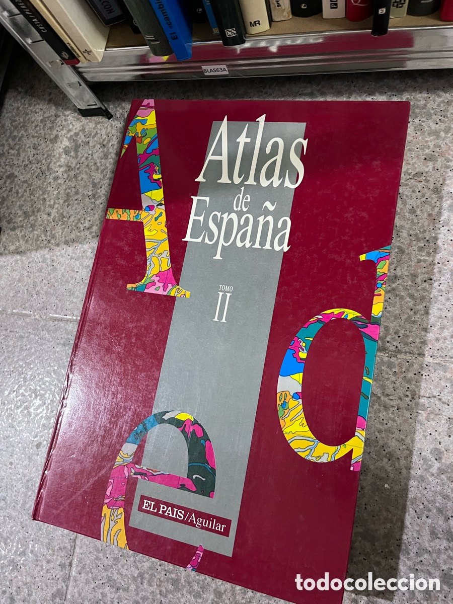 Libros de segunda mano: BLAS63A Atlas Espa&ntilde;a TOMO II EL PAIS/Aguilar