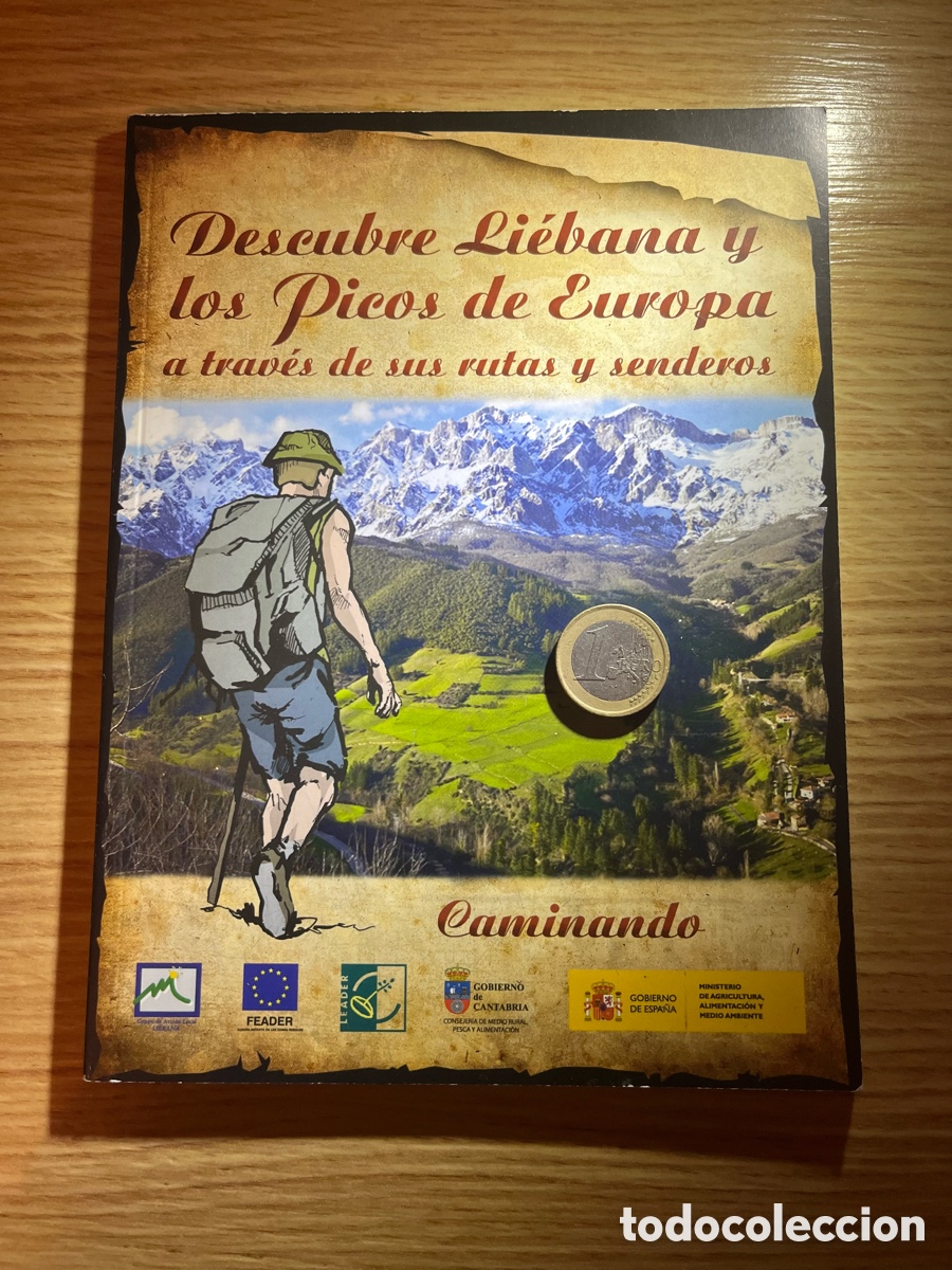 Libros de segunda mano: DESCUBRE LI&Eacute;BANA Y LOS PICOS DE EUROPA (Cantabria). Caminando y en bicicleta de monta&ntilde;a (BTT)