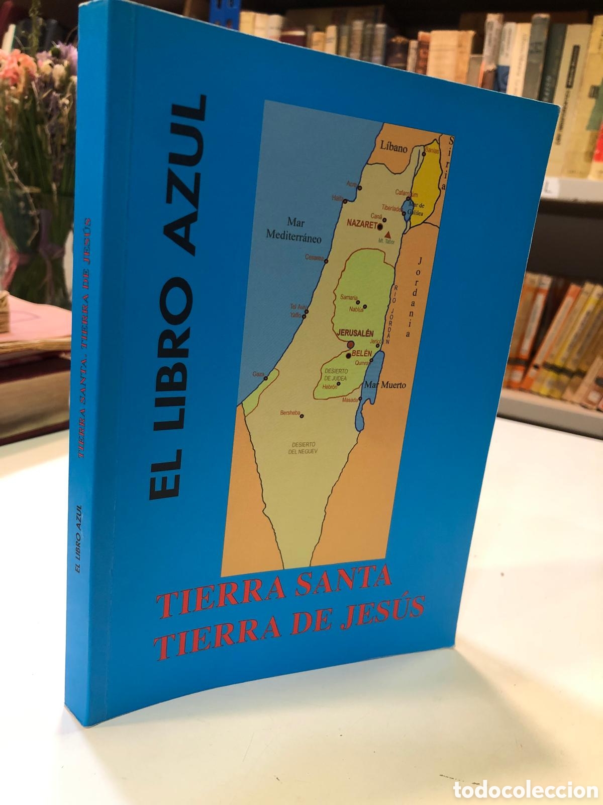 Libros de segunda mano: El libro azul. Tierra Santa, tierra de Jes&uacute;s - Santiago L&oacute;pez N&aacute;jera