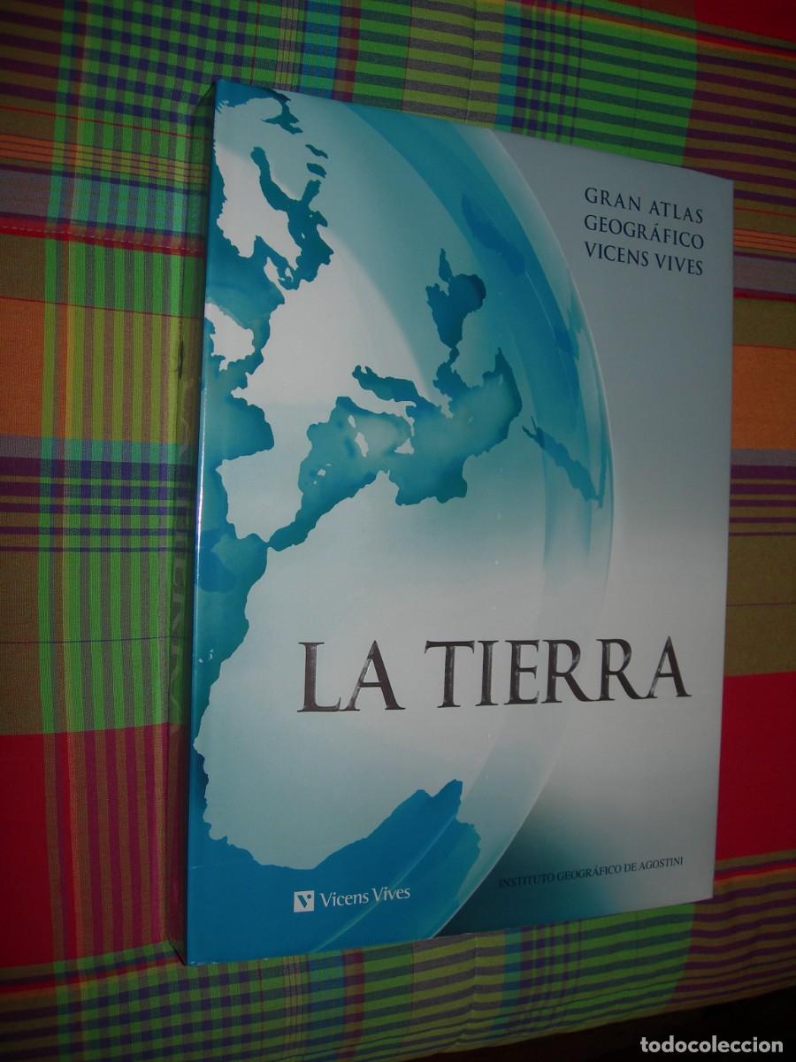 Libros de segunda mano: GRAN ATLAS GEOGR&Aacute;FICO - LA TIERRA - VICENS VIVES / NUEVO - PRECINTADO
