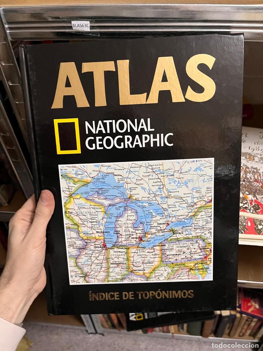 Libros de segunda mano: BLAS63C ATLAS NATIONAL GEOGRAPHIC, indice de toponimos