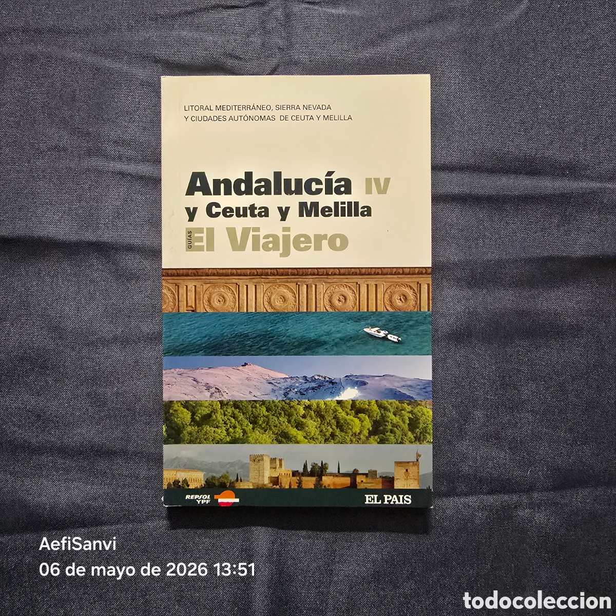 Libros de segunda mano: GU&Iacute;AS EL VIAJERO: ANDALUC&Iacute;A IV Y CEUTA Y MELILLA (EL PAIS)