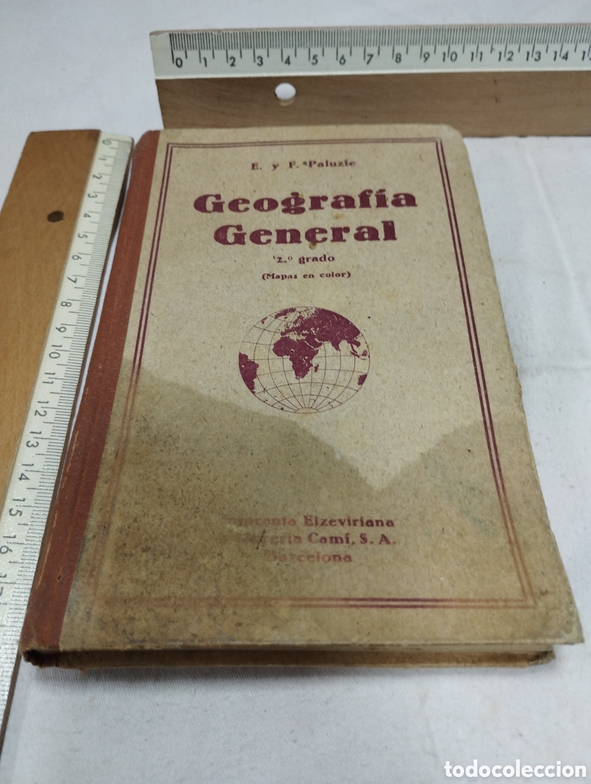 Libros de segunda mano: Geograf&iacute;a general. E. y F. Paluzie, 1942