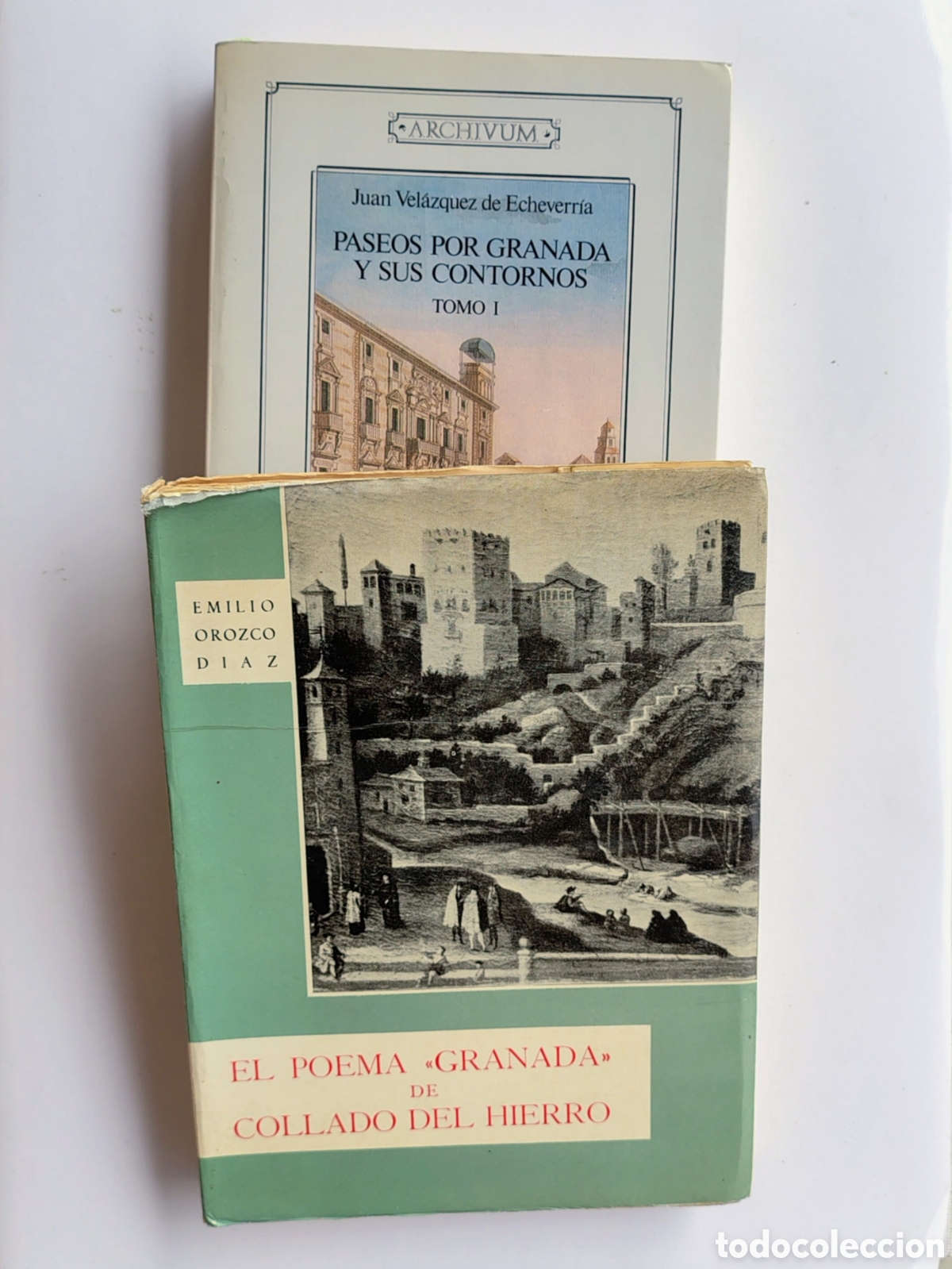 Libros de segunda mano: Lote 2 librs Granada | Emilio Orozco D&iacute;az + Juan Vel&aacute;zquez de Echeverr&iacute;a