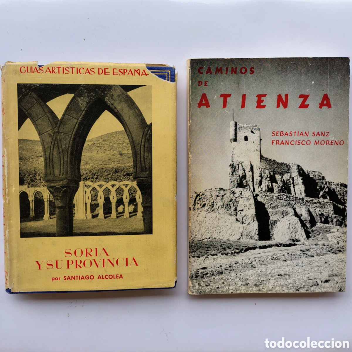 Libros de segunda mano: Lote 2 libros de viajes y patrimonio | Soria y su provincia + Caminos de Atienza