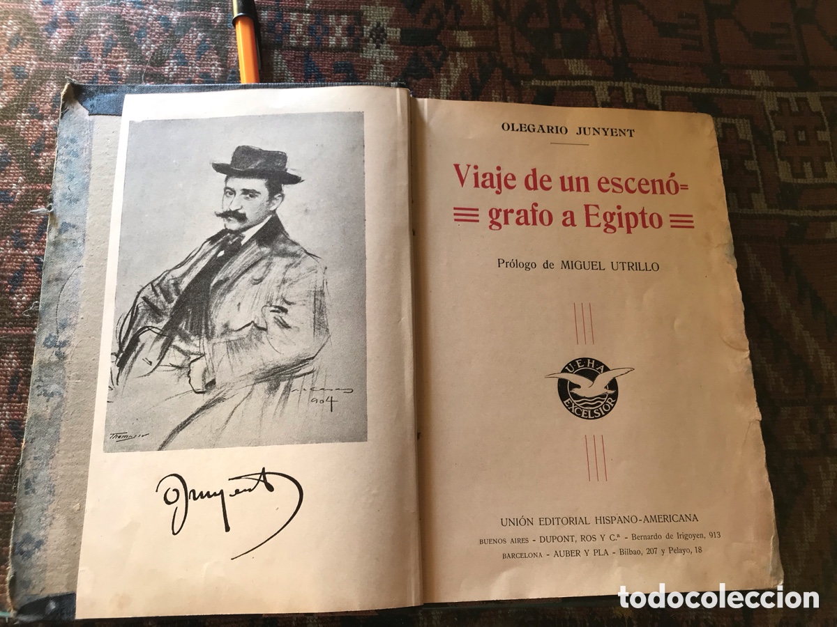 Libros de segunda mano: Viaje de un escen&oacute;grafo a Egipto. Olegario Junyent. Hispano-Americana