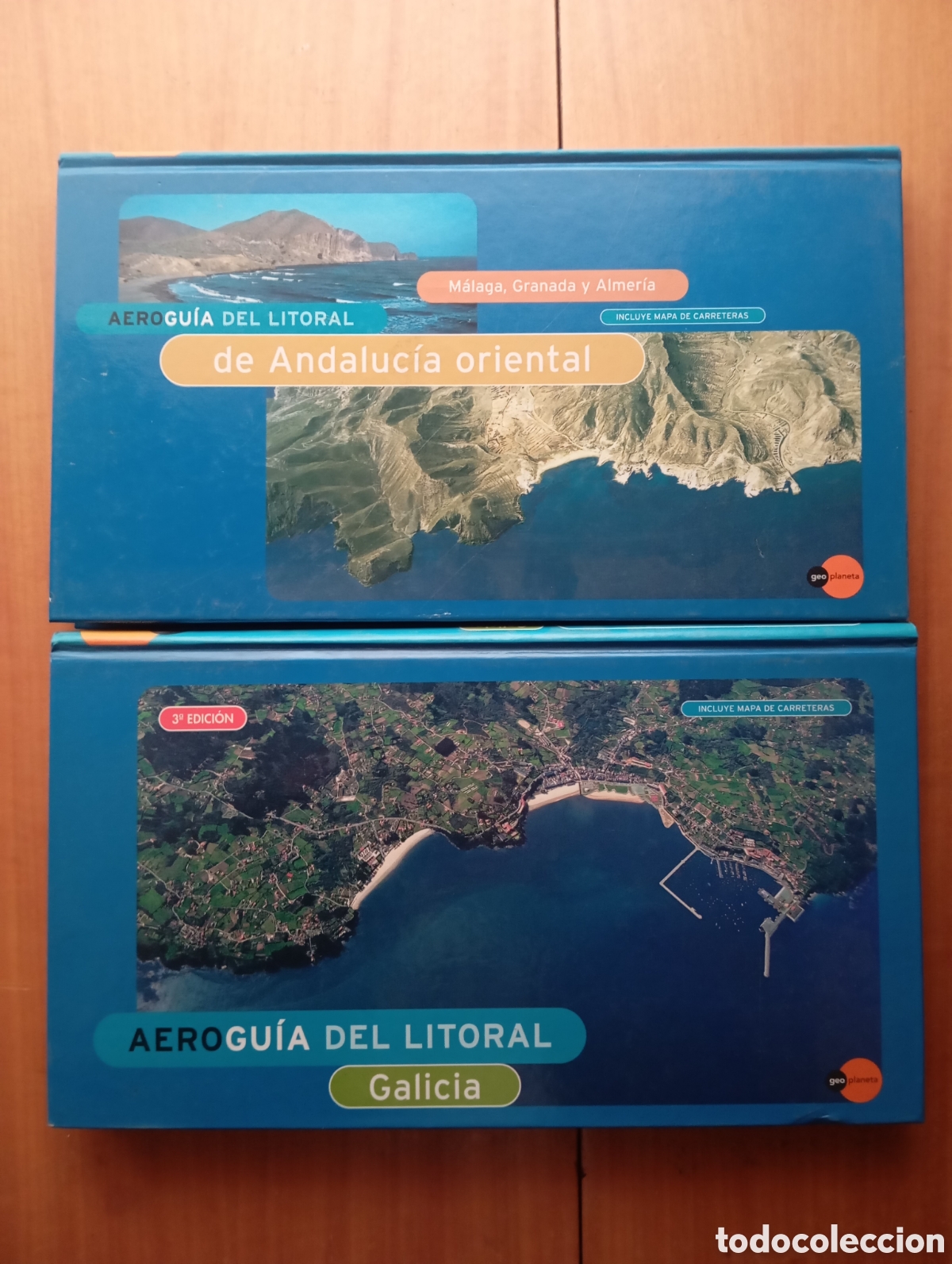 Libros de segunda mano: Aeroguia del litoral 2 libros