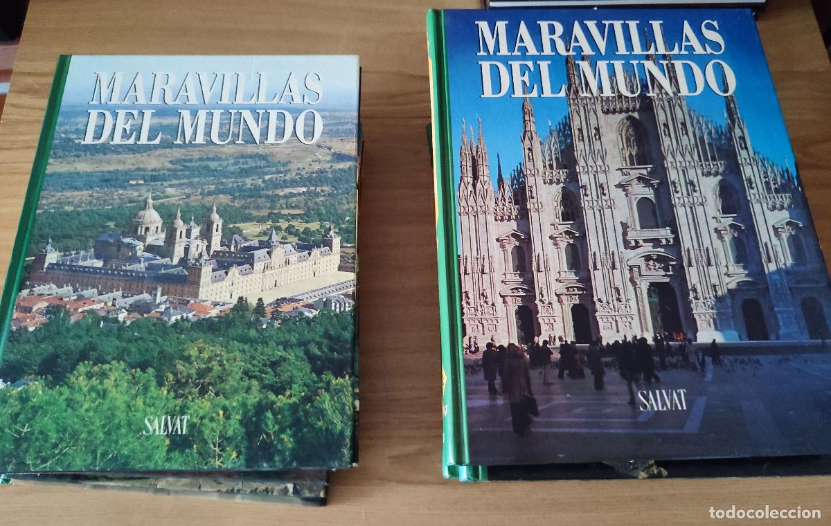 Libros de segunda mano: LOTE DE 15 TOMOS TAPA DURA MARAVILLAS DEL MUNDO SALVAT
