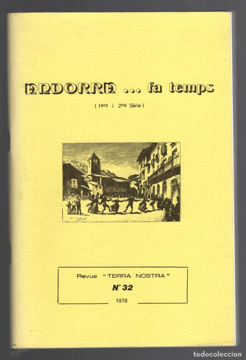 Libros de segunda mano: N&ordm;32 Terra Nostra. Andorra fa temps, por L&iacute;dia Armengol-M&ograve;nica Batlle-Ram&oacute;n Gual (1978)
