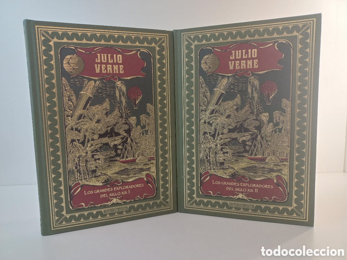 Libros de segunda mano: Los grandes exploradores del siglo XIX. Julio Verne. RBA Editores, colecci&oacute;n Hetzel, 2020. Ilustrado