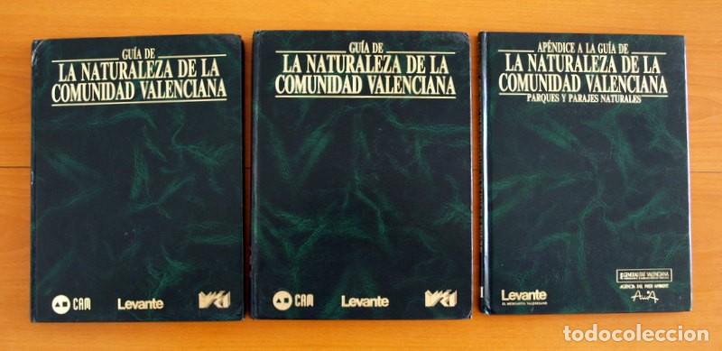 Second hand books: Gu&iacute;a de La Naturaleza de la Comunidad Valenciana -Levante Cam- Tomos I-II-III Colecci&oacute;n Completa