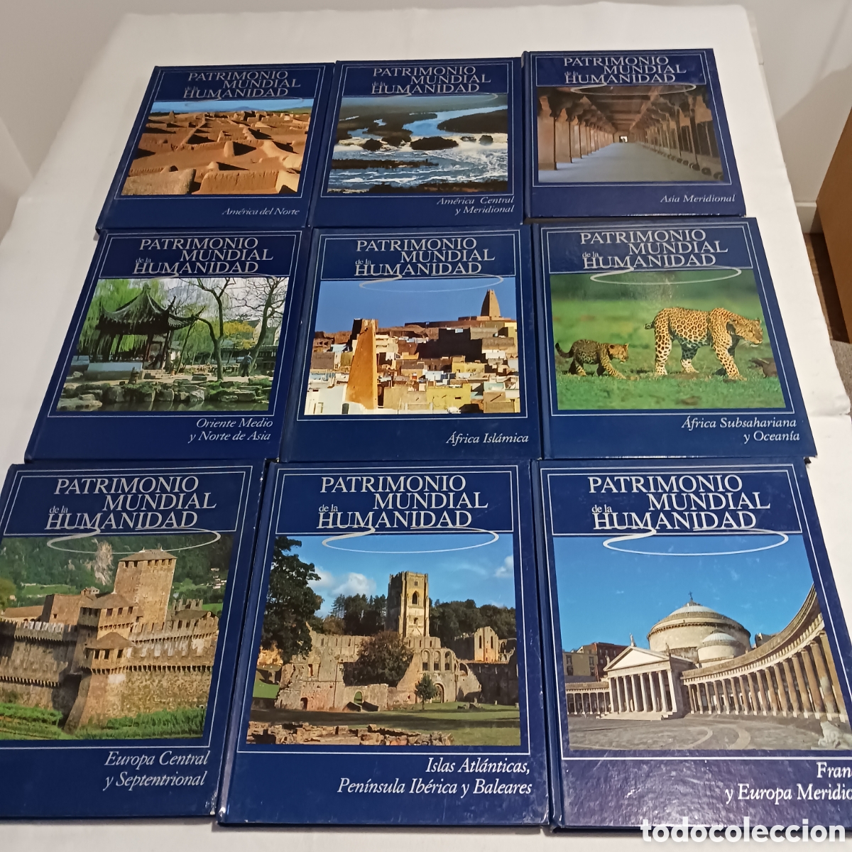 Second hand books: 10 tomos de Patrimonio Mundial de la Humanidad