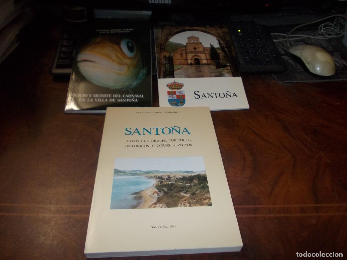 Libros de segunda mano: Lote tres libros Santo&ntilde;a, leer descripci&oacute;n y ver fotos.