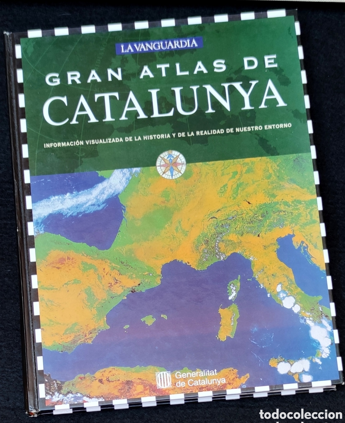 Libros de segunda mano: Gran atlas de Catalunya, La Vanguardia, 1993, libro con estuche