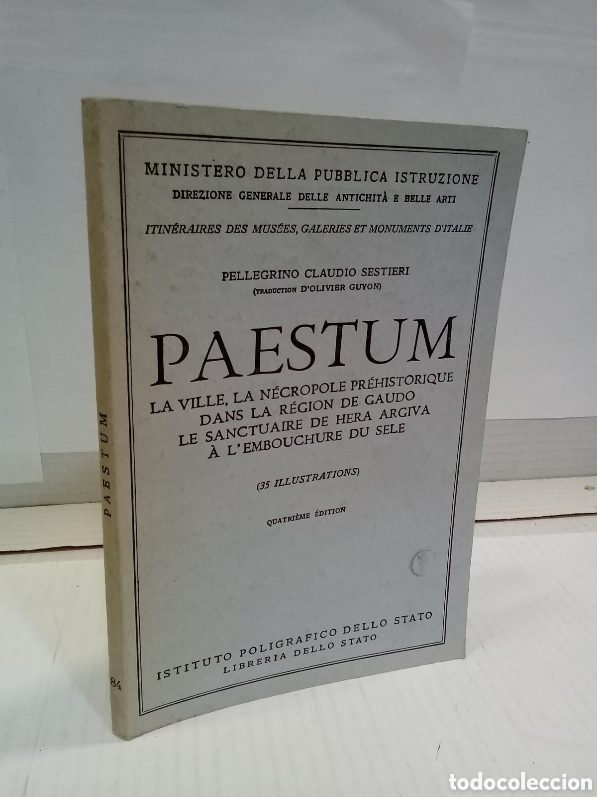Second hand books: Paestum - Pellegrino Claudio Sestieri. Quatrieme edition
