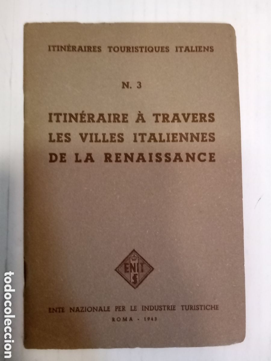Gebrauchte B&uuml;cher: Itineraire a travers les villes italiennes de la renaissance. Itineraires touristiques italiens N&ordm;3
