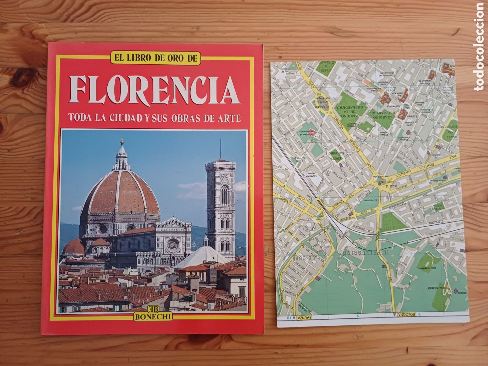 Libros de segunda mano: El libro de oro de Florencia - gu&iacute;a con fotos y mapa plano