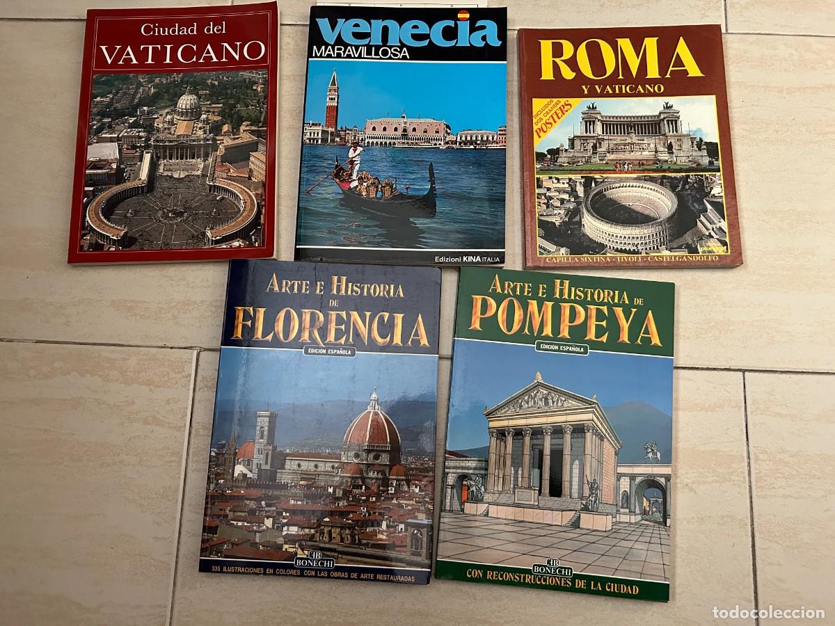 Gebrauchte B&uuml;cher: 5 Guias de Italia a&ntilde;os 80/90: 1-Pompeya; 2- Venecia; 3- Roma y Vaticano; 4- Vaticano; 5- Florencia