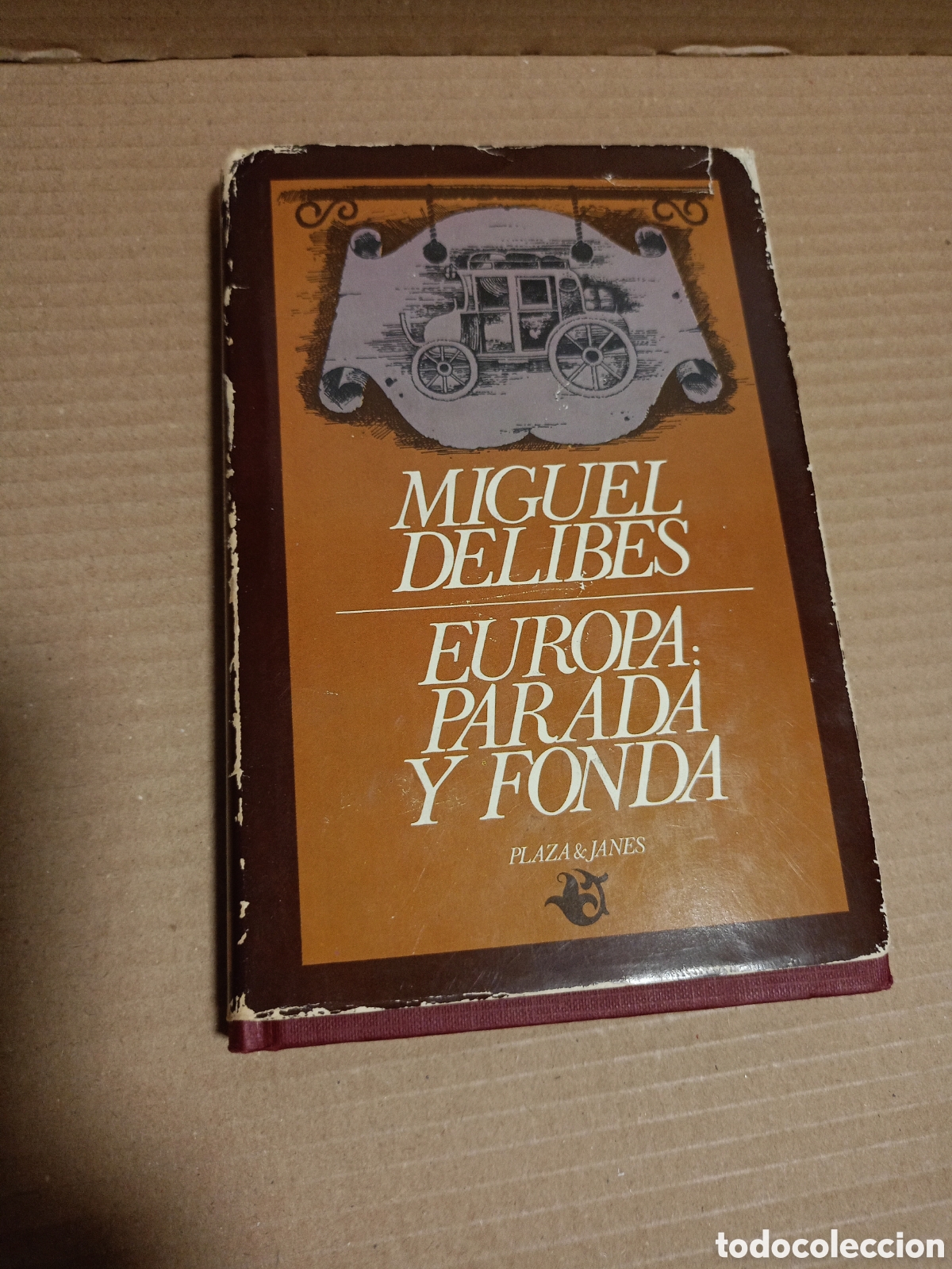 Libros de segunda mano: Europa: Parada y Fonda de Miguel Delibes publicada por Plaza & Jan&eacute;s. Primera edici&oacute;n