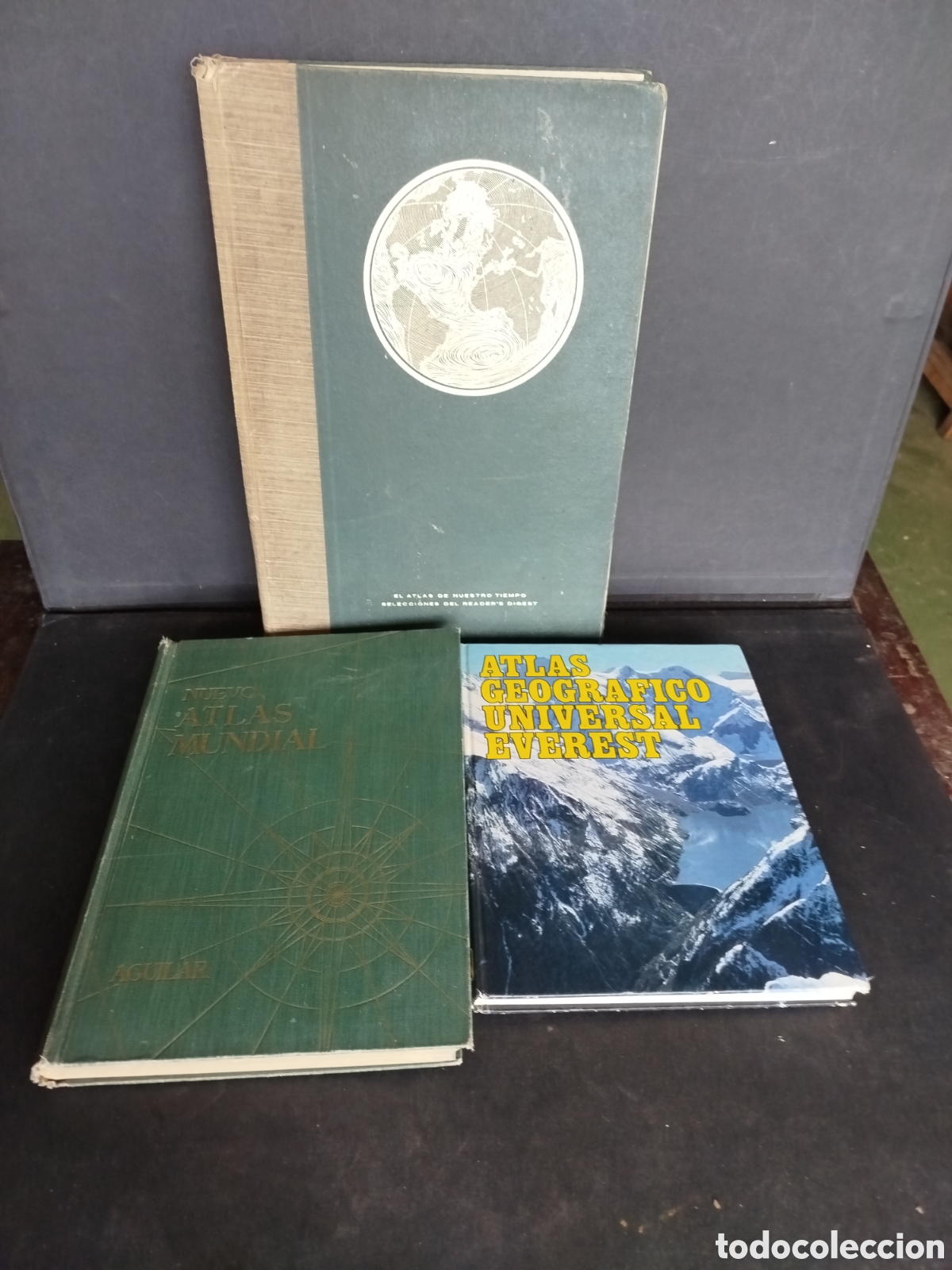 Libros de segunda mano: LOTE TRES ATLAS. AGUILAR, EVEREST Y SELECCIONES READER'S DIGEST.