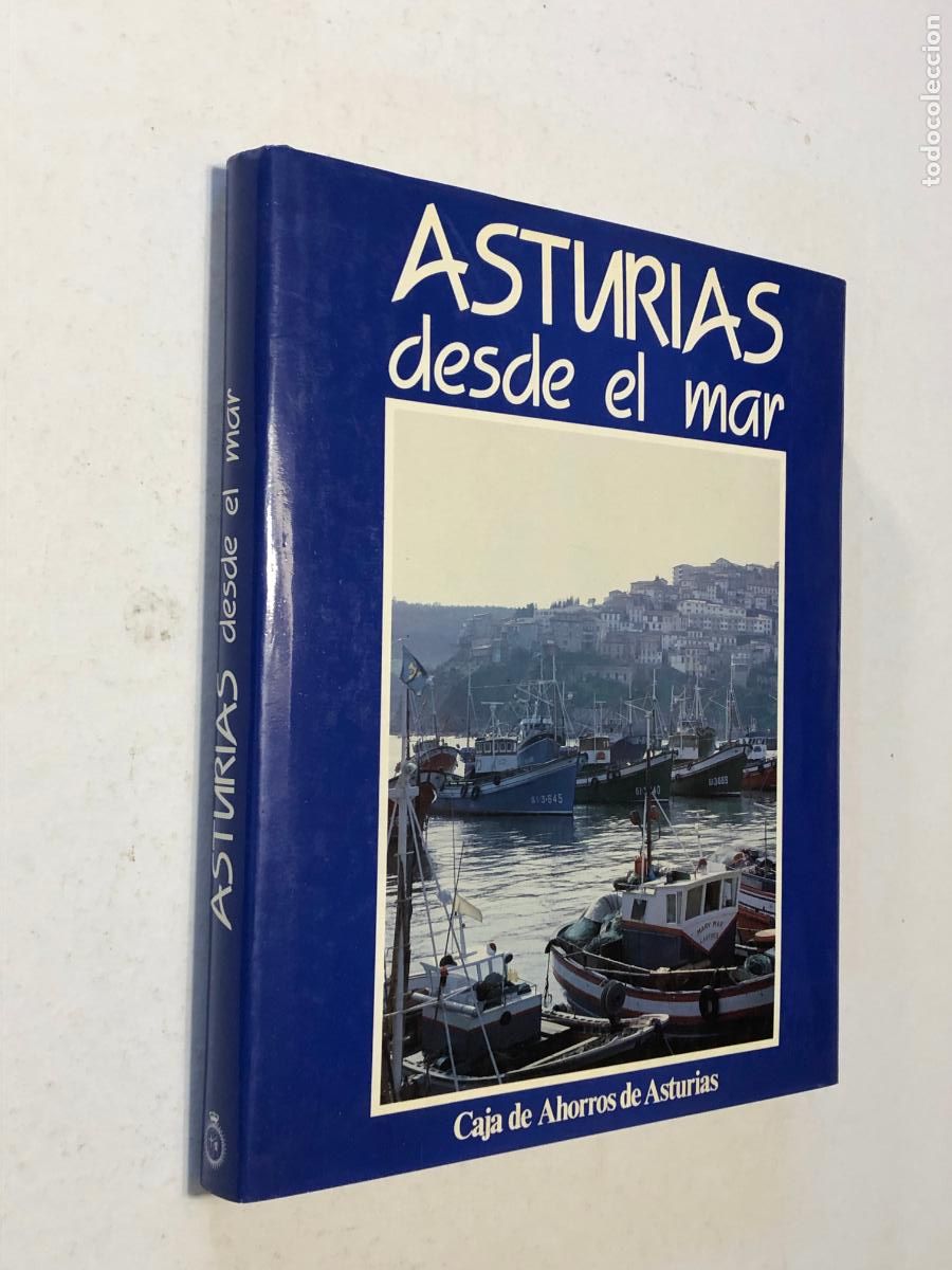 Libros de segunda mano: Libro Asturias desde el Mar - Caja de Ahorros de Asturias 1986 (1&ordf; Edici&oacute;n Piel Editorial)